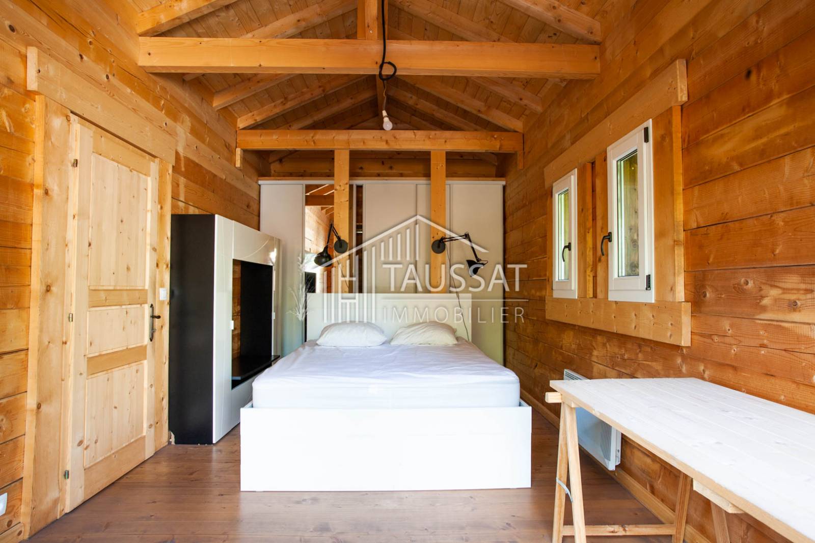 TAUSSAT LES BAINS - MAISON OSSATURE BOIS - VENDUE LANTON TAUSSAT 