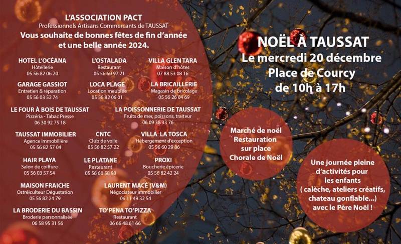 MARCHÉ DE NOEL À TAUSSAT